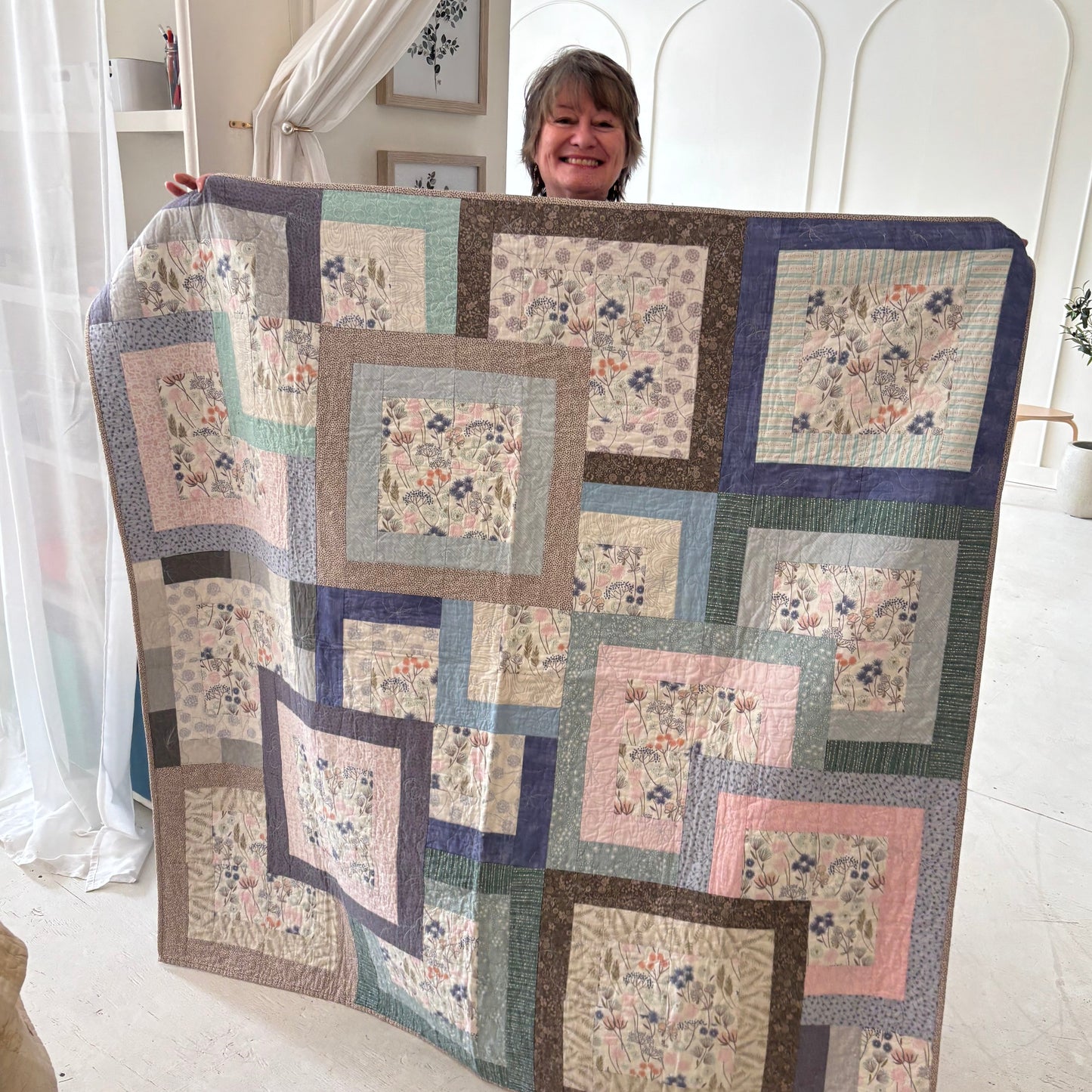 Disappearing 4-Patch Quilt Top