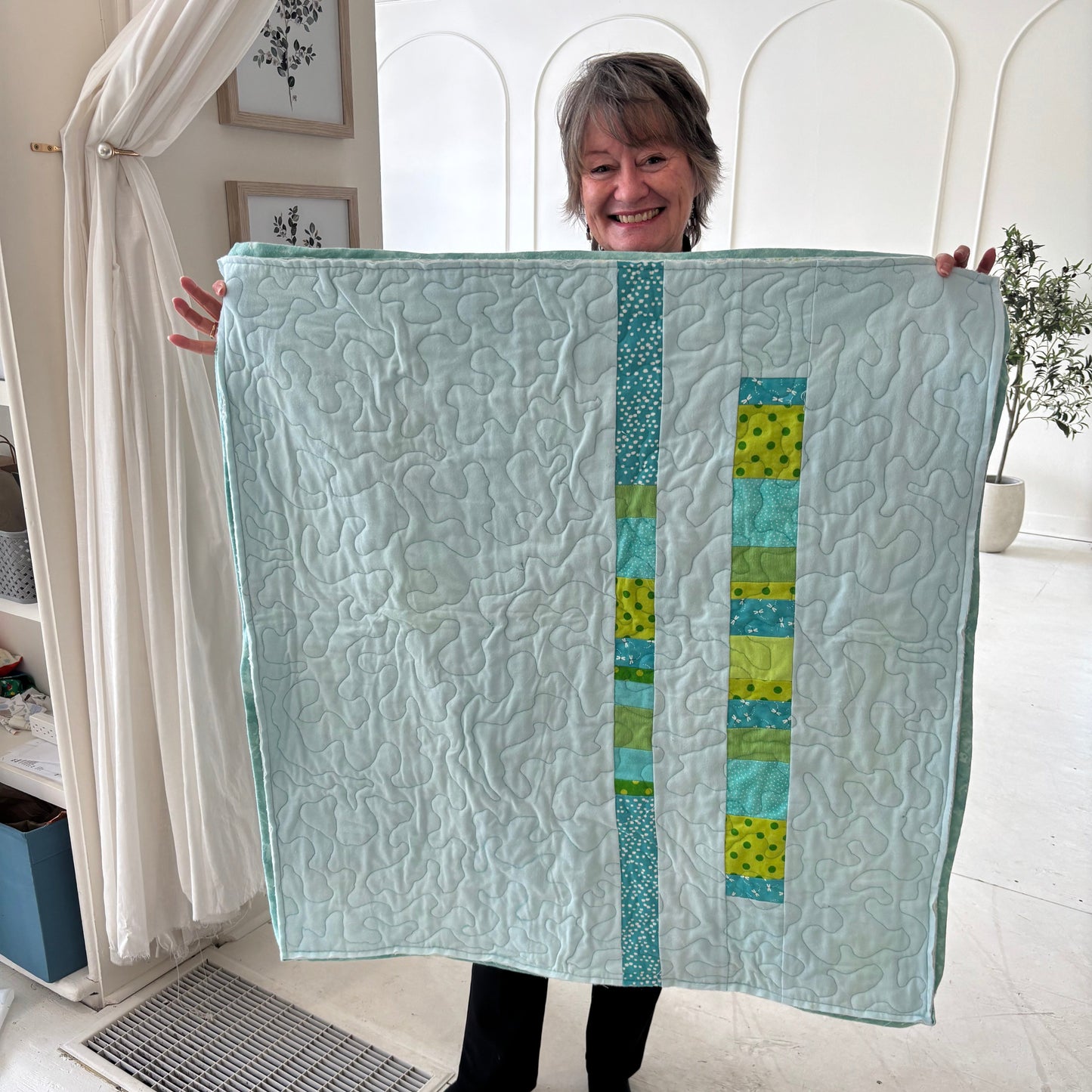 Disappearing 4-Patch Quilt Top