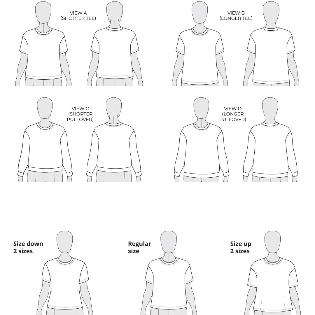 Jackson Tee Sewing Workshop – Learn to Sew with Knits